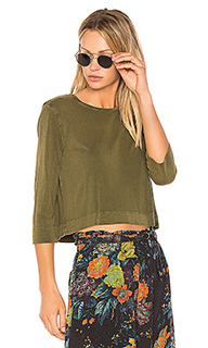 Half sleeve crop top - Raquel Allegra