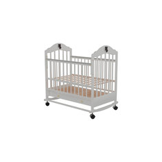 Кроватка 7, Briciola, белый