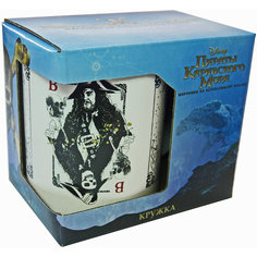 Кружка  "Пираты Карибского Моря. Карты" в подарочной упаковке, 350 мл., Disney
