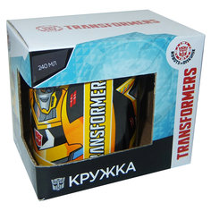 Кружка Transformers "Роботы под прикрытием" в подарочной упаковке, 240 мл. МФК профит
