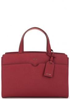Сумка из сафьяновой кожи с короткими ручками Dkny