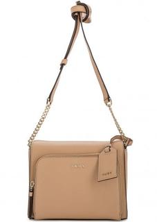 Маленькая кожаная сумка через плечо Dkny