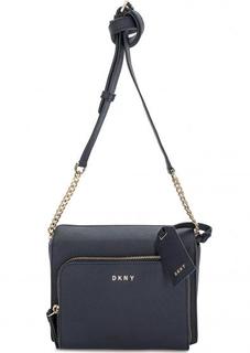 Маленькая кожаная сумка через плечо Dkny