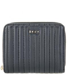 Стеганый кошелек из натуральной кожи Dkny