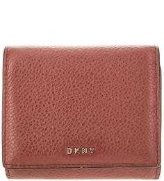 Кожаный кошелек с отделением для мелочи Dkny