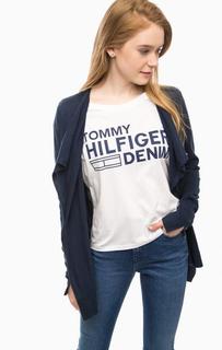 Кардиган тонкой вязки с драпировкой Hilfiger Denim