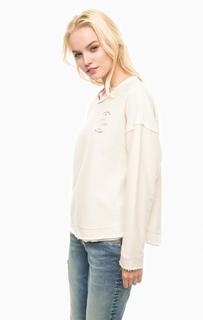 Свитшот оверсайз из хлопка Pepe Jeans