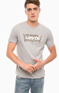 Серая футболка с принтом Levis®