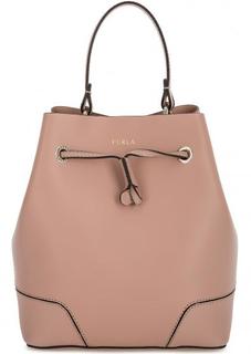 Кожаная сумка-торба на кулиске Furla