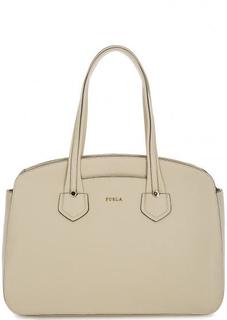 Сумка из натуральной кожи на молнии Furla