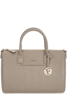 Сумка на молнии из сафьяновой кожи Furla