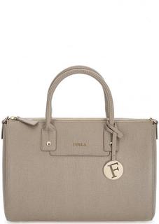 Сумка на молнии из сафьяновой кожи Furla