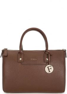 Сумка на молнии из сафьяновой кожи Furla