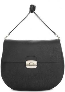 Кожаная сумка с широким плечевым ремнем Furla
