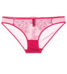 Кружевные трусы-слипы цвета фуксии Tommy Hilfiger