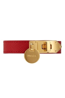 Кожаный браслет Prada
