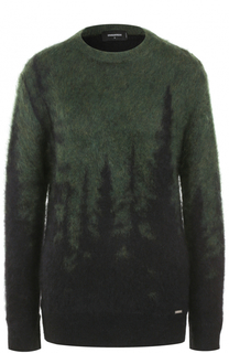 Вязаный пуловер из смеси мохера и шерсти Dsquared2