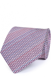 Шелковый галстук с узором Brioni