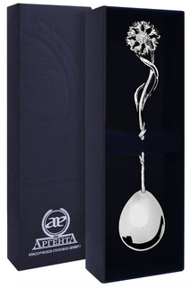 Ложка чайная "Василёк" Аргента