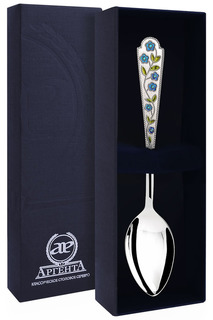 Ложка чайная "Лето Василёк" Аргента