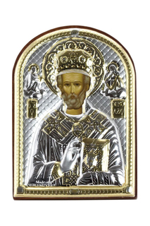 Икона "Николай Чудотворец" Аргента