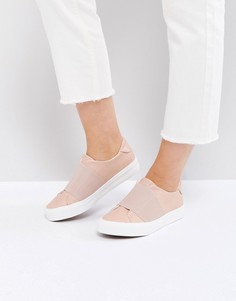 Кроссовки-слипоны с перекрестными резинками New Look - Черный