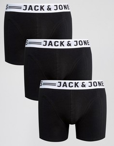 Комплект из 3 боксеров-брифов Jack &amp; Jones - Черный