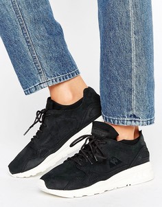 Черные кроссовки из нубука Le Coq Sportif Flow - Черный