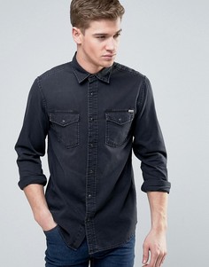 Джинсовая рубашка в стиле вестерн Jack &amp; Jones Vintage - Черный
