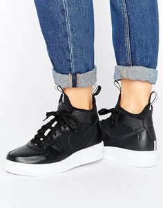 Черные кроссовки средней высоты Nike Air Force 1 Ultraforce - Черный