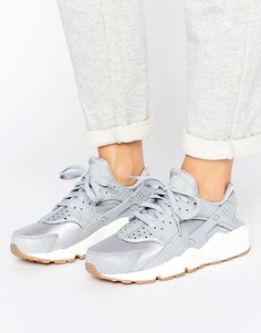 Серые кроссовки-премиум Nike Air Huarache Run - Серый