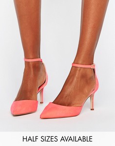 Туфли с острым носком на каблуке ASOS SCOTTY - Розовый