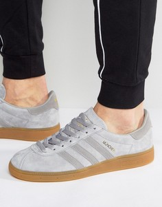 Серые кроссовки adidas Originals Munchen BB5293 - Серый
