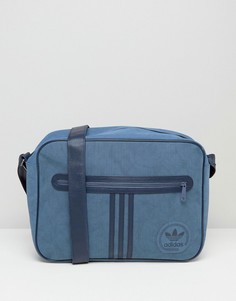 Замшевая сумка Adidas Airliner - Синий