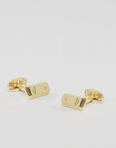 Золотистые запонки Paul Smith - Серебряный