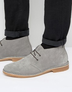 Замшевые ботинки-дезерты Jack &amp; Jones Gobi - Серый