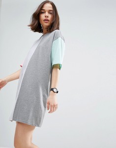 Платье мини в стиле колор блок ASOS - Мульти