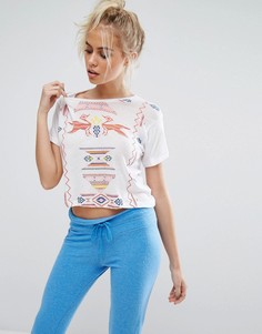 Футболка Wildfox Roadrunner - Белый