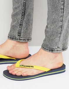 Шлепанцы с логотипом Havaianas - Темно-синий