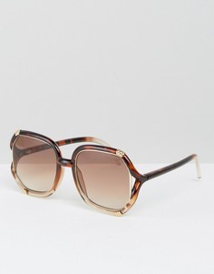 Солнцезащитные очки в винтажном стиле Somedays Lovin - Коричневый