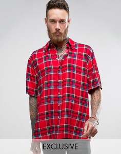 Фестивальная рубашка классического кроя Reclaimed Vintage Inspired - Красный