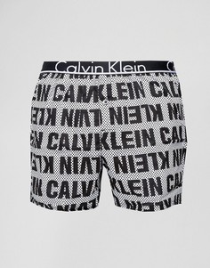 Тканые боксеры скинни Calvin Klein - Черный
