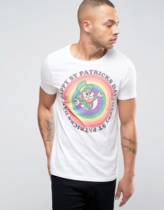 Футболка с принтом St Patricks Day ASOS - Белый