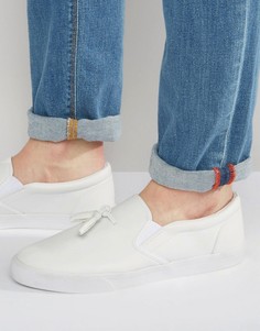 Белые кеды с кисточками ASOS - Белый