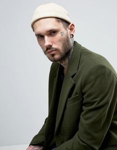 Вельветовая шапка ASOS - Бежевый