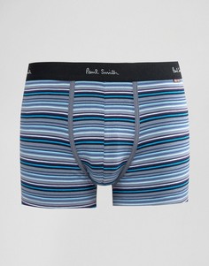 Темно-синие боксеры-брифы в классическую полоску Paul Smith - Синий