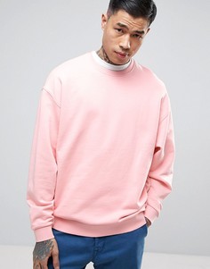 Розовый oversize-свитшот ASOS - Розовый