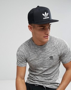 Черная бейсболка с логотипом-трилистником adidas Originals BK7324 - Черный