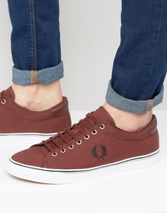 Парусиновые кеды Fred Perry Underspin - Красный