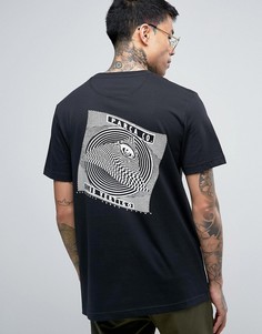 Футболка с принтом Vertigo на спине Parca - Черный